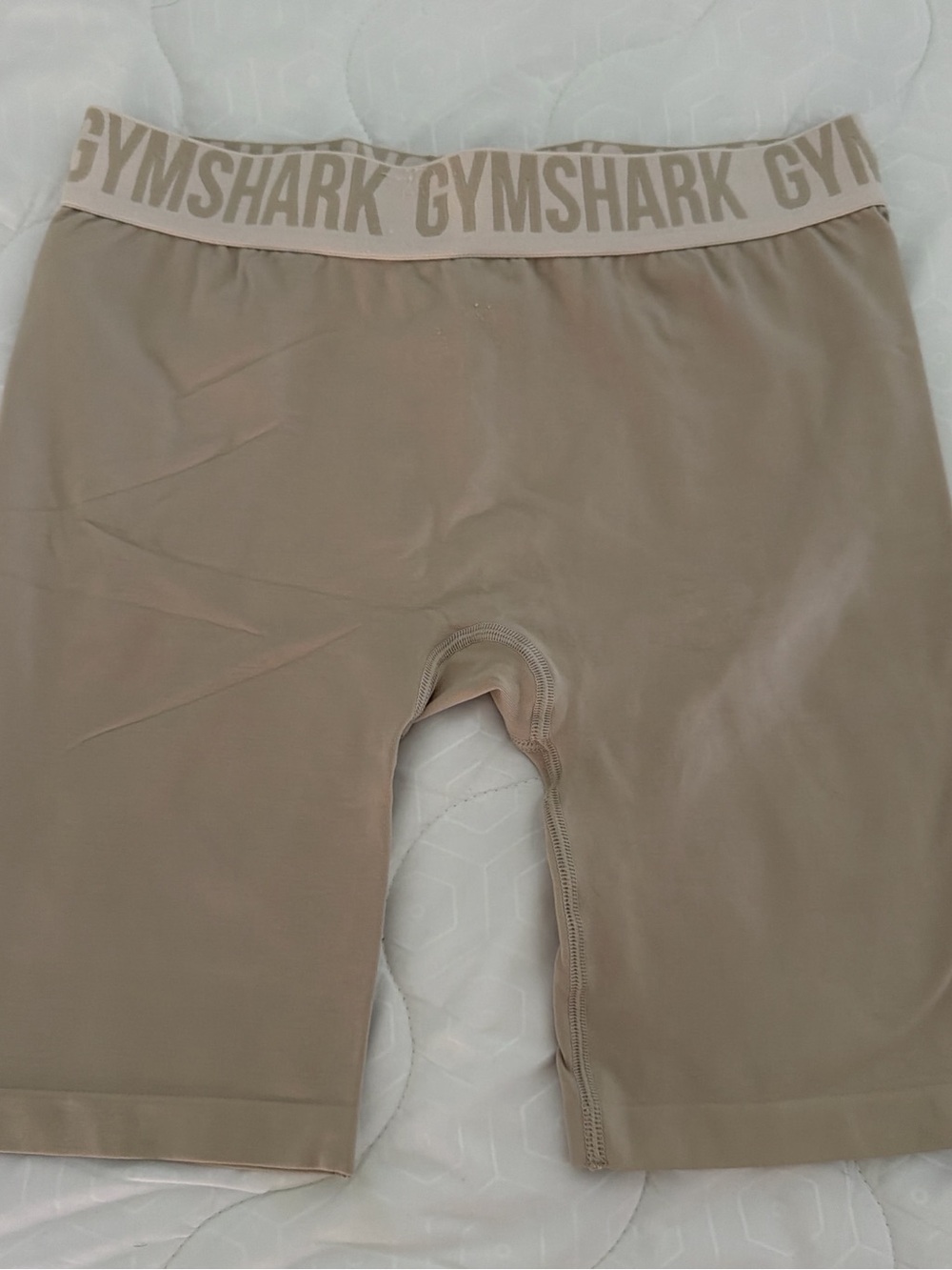 Gymshark Beige/Tan Bike Shorts size L
